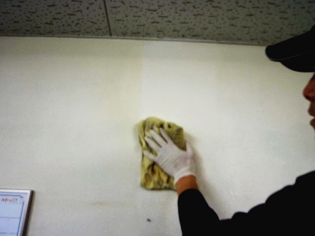 壁クロス除菌漂白クリーニング 壁紙 ビニールクロスの白さ回復処理