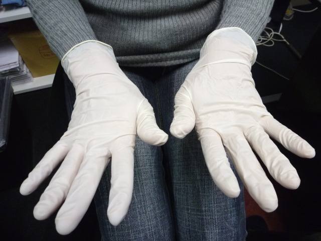 ハウスクリーニング・お掃除用超薄手タイプゴム手袋